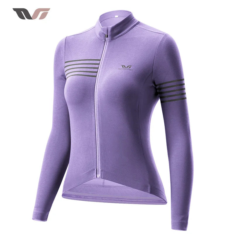 Dames Winddichte Thermische Fietsjas voor Lente & Herfst Ritjes