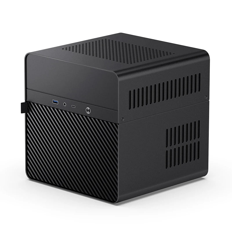 JONSBO N2 NAS Custodia Mini ITX in Alluminio per Home Office Intrattenimento Gioco Computer Server Host ITX Supporta 5 Hard Disk Alimentatore SFX