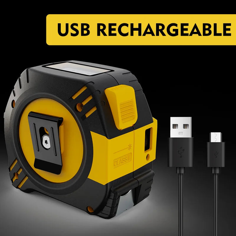 Mètre ruban laser Nohawk 40 m/80 m, télémètre laser, mètre ruban numérique, outil de mesure, mètre ruban en acier, rechargeable par USB