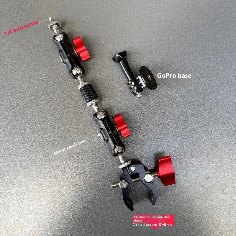 Camera Super Clamp with Double Ball-Head Arm