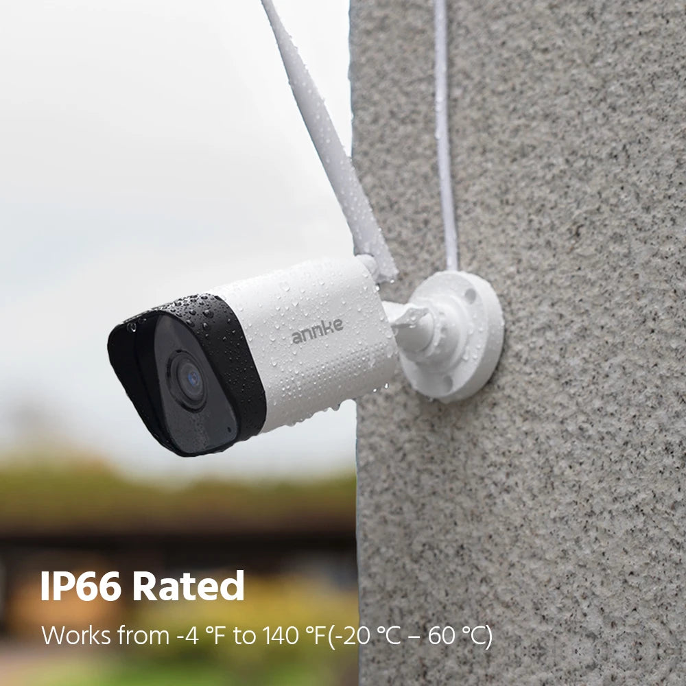 8MP WiFi Security Camera System with 12 Inch LCD