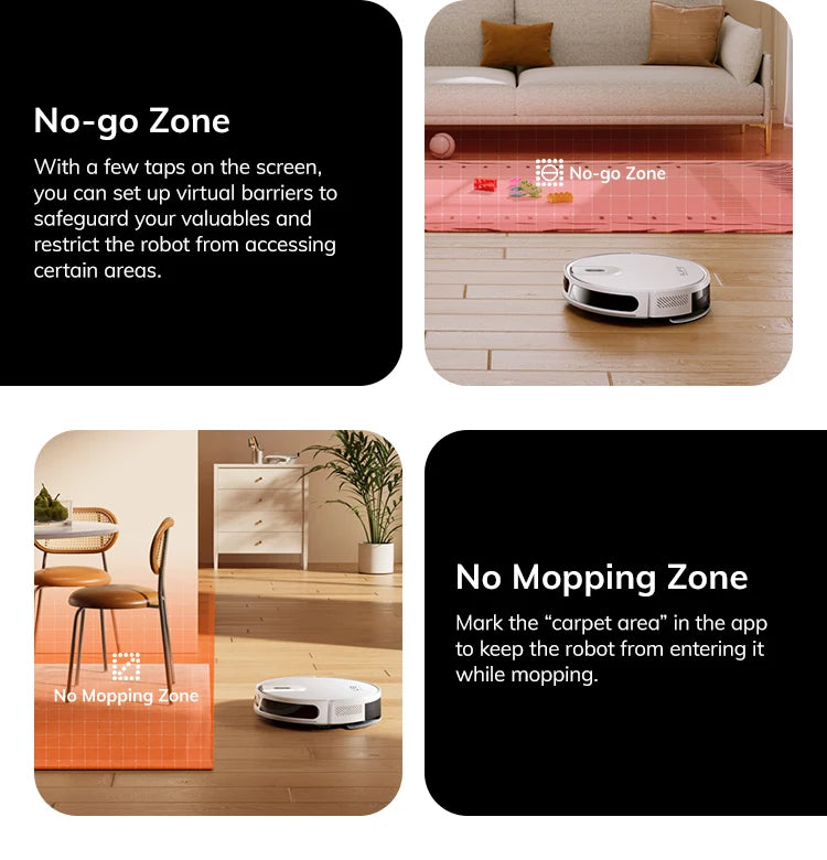 ILIFE V20 Robot Vacuum Cleaner with Powerful Suction and Smart Navigation