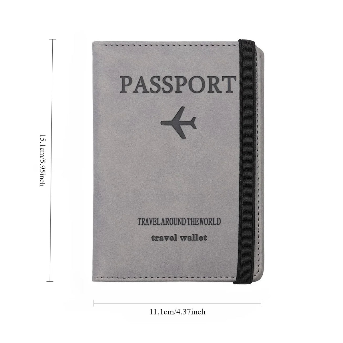 Travel Passport Holder with Card Slots