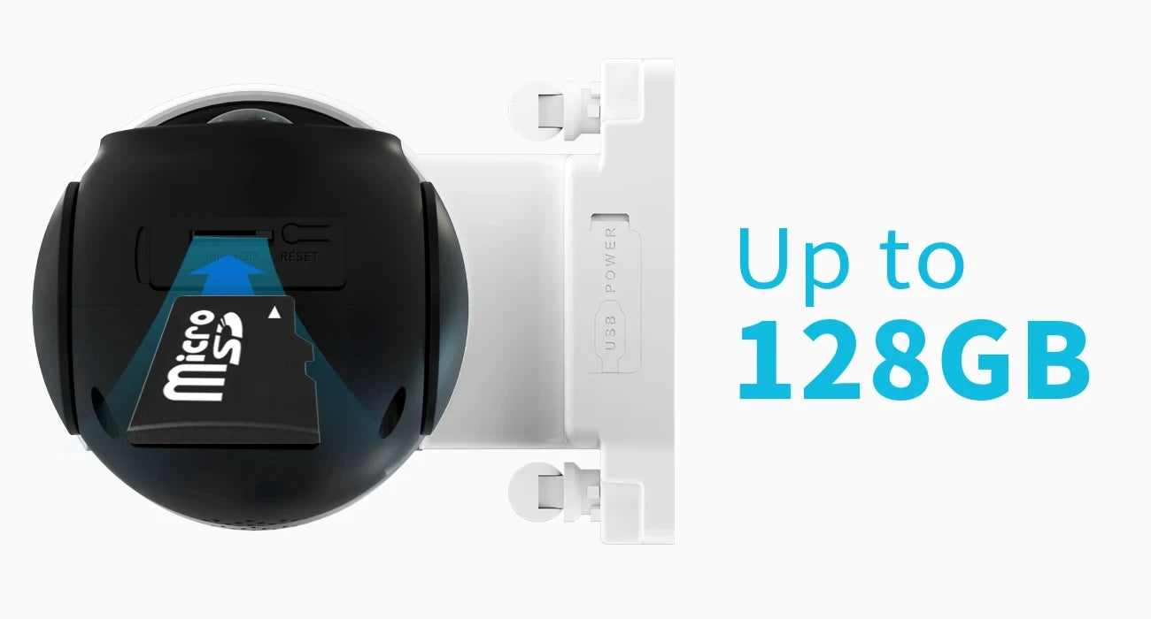 4MP Solar PTZ WiFi Security Camera with 360° View & Audio