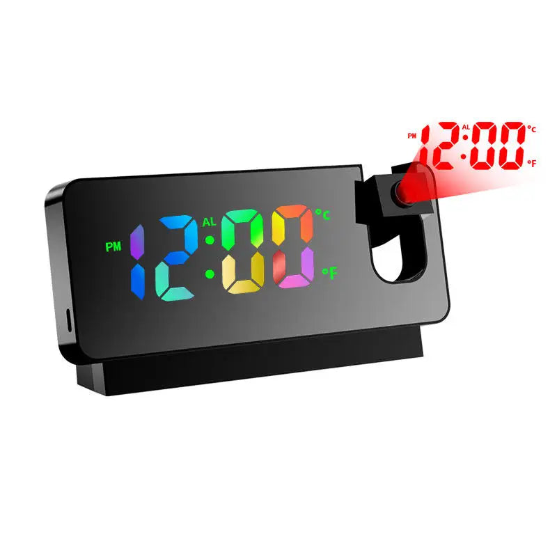Rotating Projection Alarm Clock