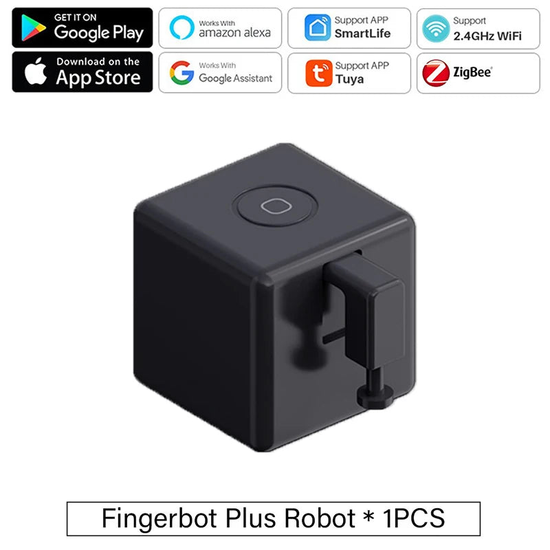 Zigbee Bluetooth chytrý dotykový Fingerbot Plus tlačítko tlačítkář