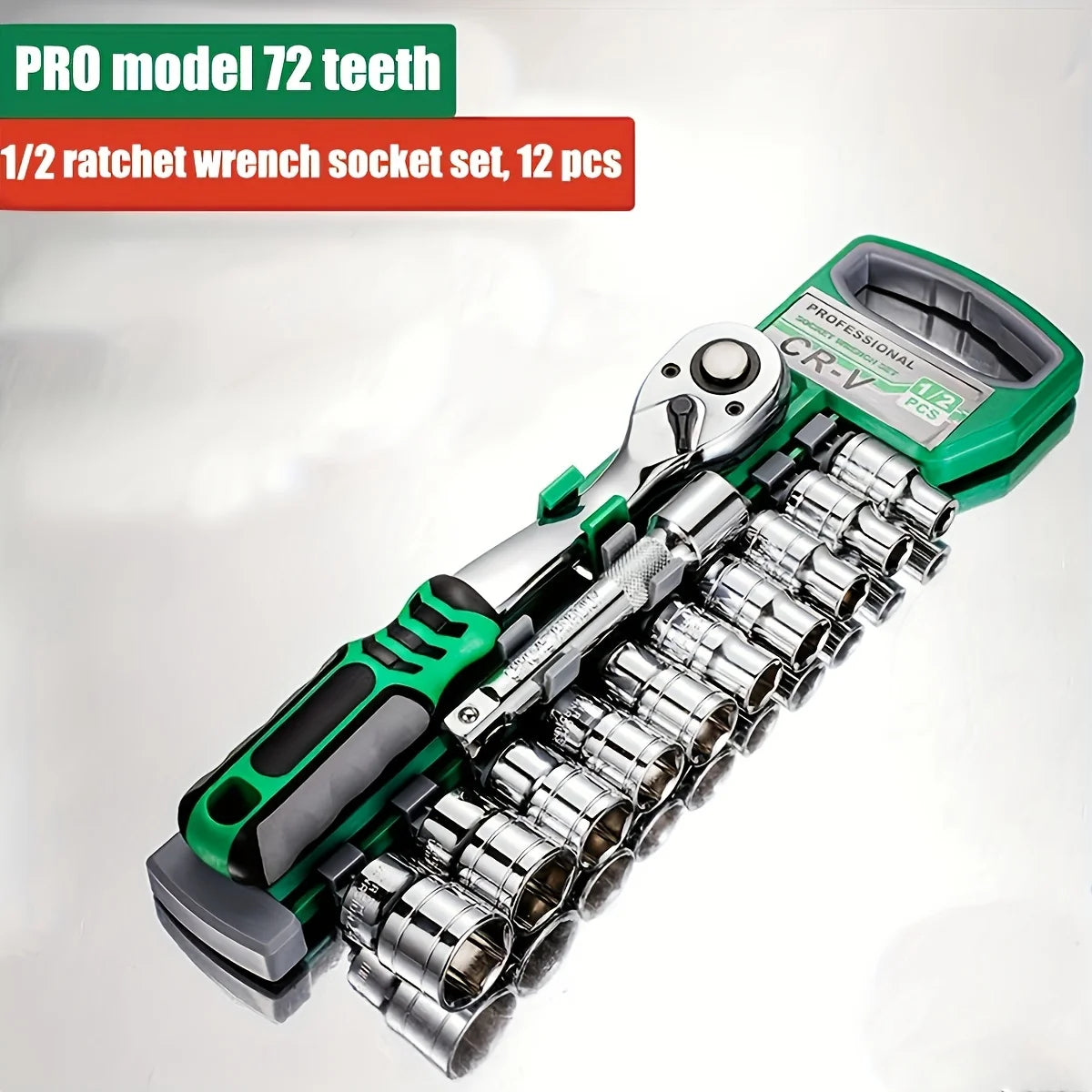 72-Tooth Socket Ratchet Set