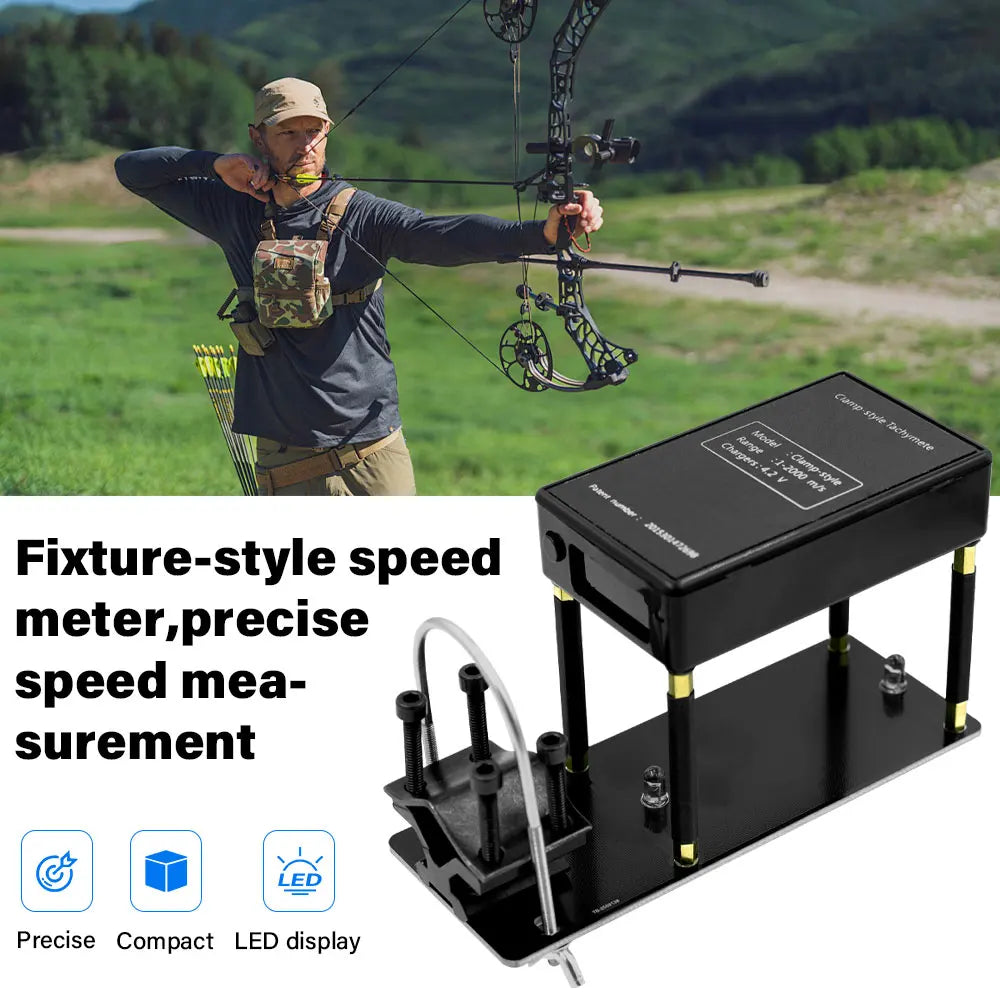 Nový multifunkčný strelecký chronograf Bullet Speed Tester Ball Velocity Energy Measurement Meranie rýchlosti streľby
