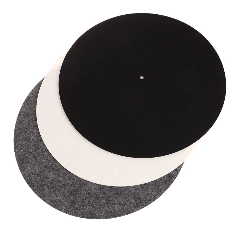 Vilten slipmat voor platenspeler en vinylplaten