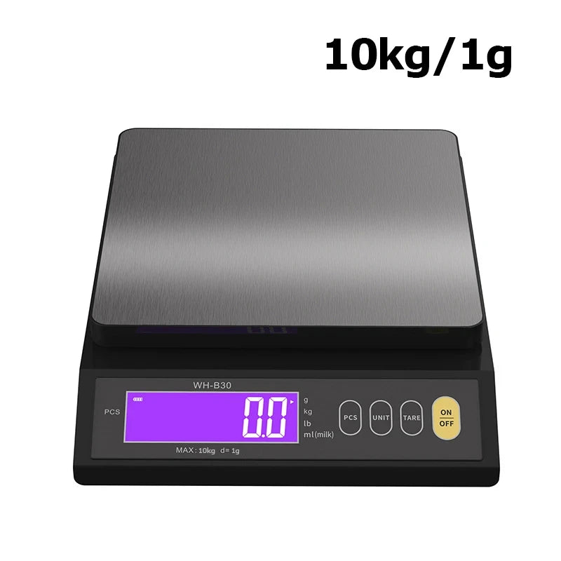 USB-Rechargeable Digital Kitchen Scale - Capacity Options