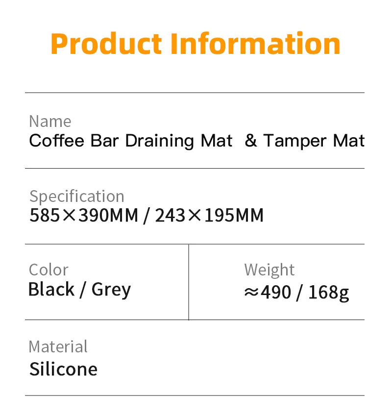 Disco de Compactação de Café Distribuidor Estação Porta-filtro Silicone Pad Espresso Maker Acessórios de Bar Cozinha Coffeeware The corner Barista Tools
