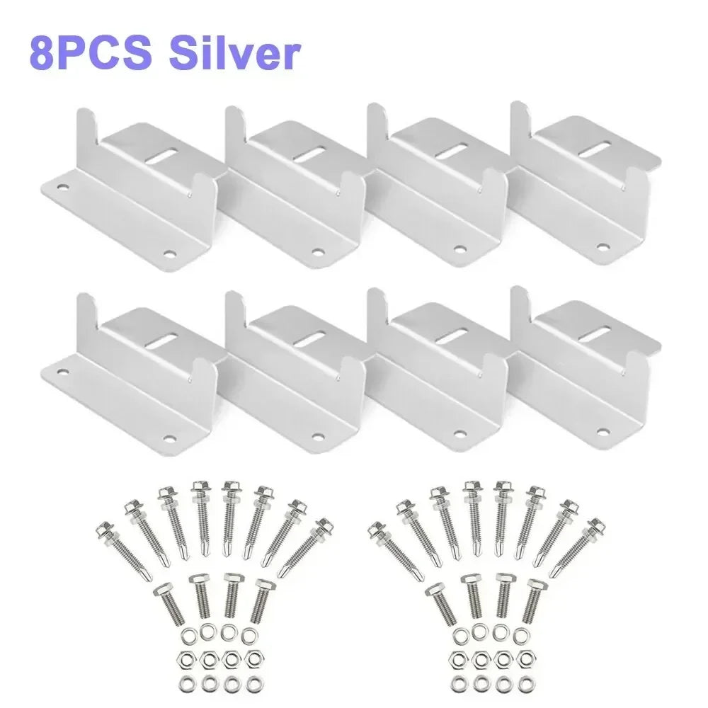 Aluminium Solar Panel Z-Bracket Mounting Kit
