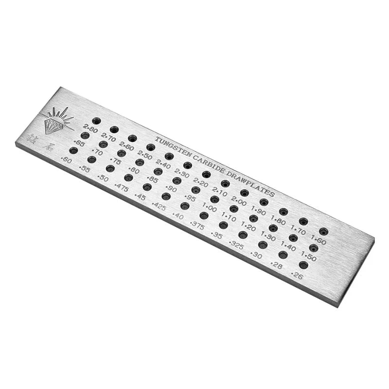 Round Wire Drawplate - Aperture Range Options