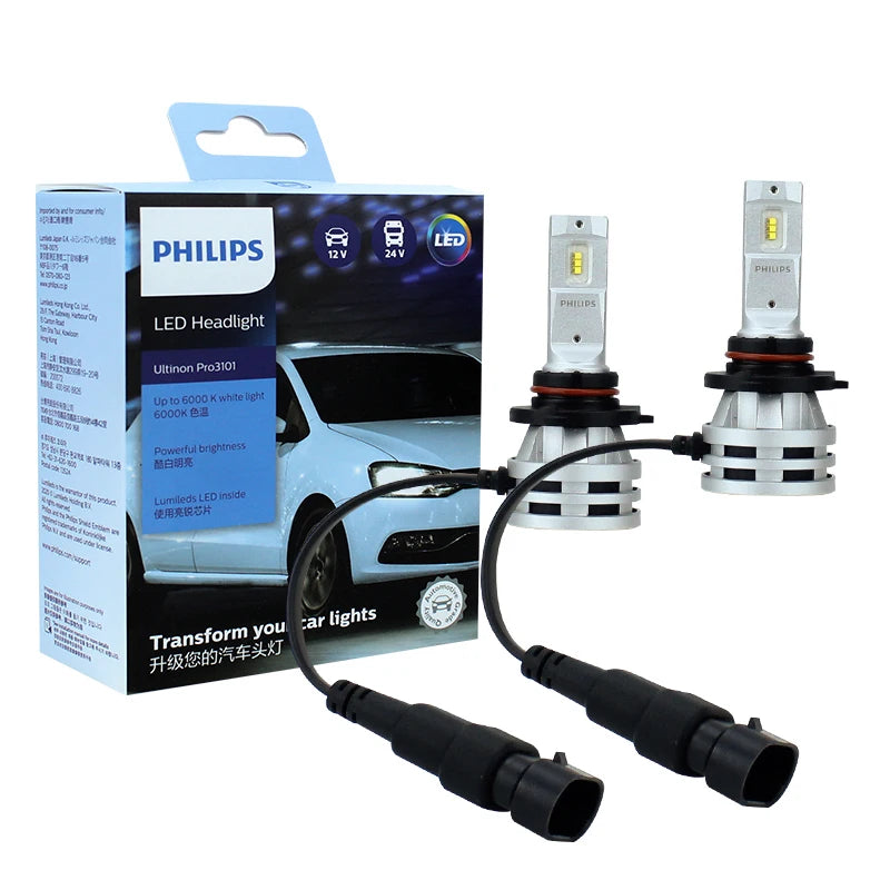 Philips LED H1 H3 H4 H7 H11 Ultinon Pro3101 12V/24V 6000K jasný biely HB3 9005 HB4 9006 HIR2 9012 auto svetlá LED lampy