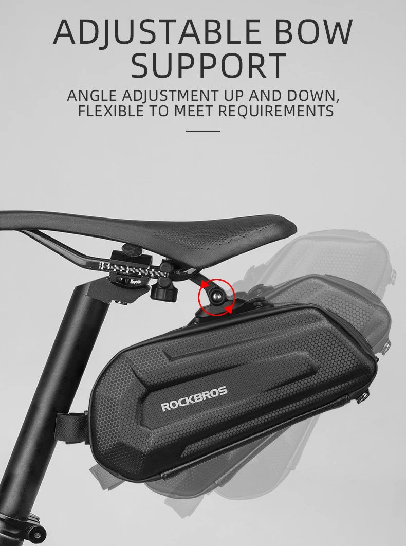 1.7L Waterproof Bicycle Rear Seat Bag