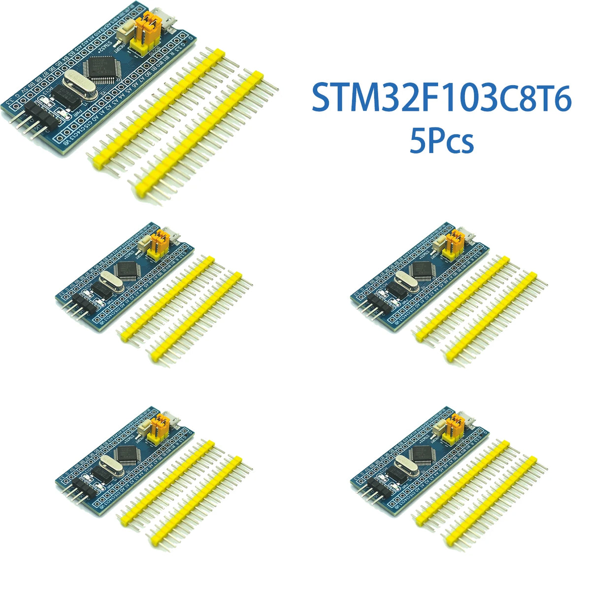 Vývojové dosky STM32F103C8T6, viac kusov