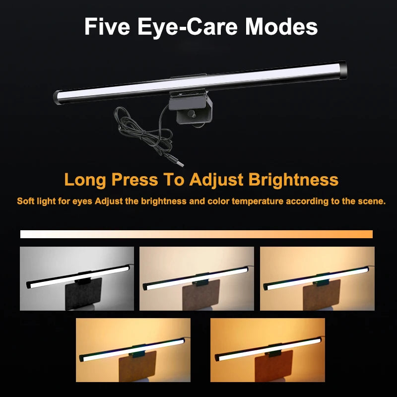 Dimmable Monitor Light Bar - RGB Options