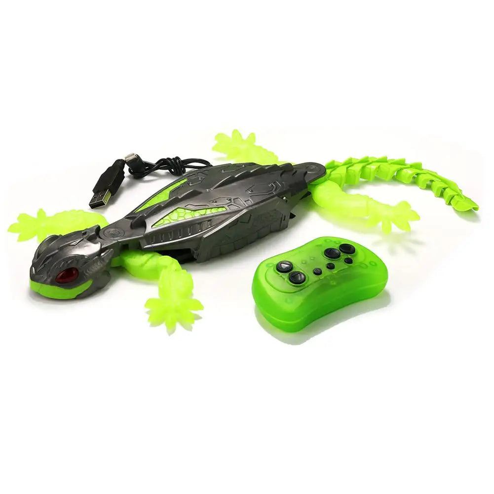 Remote Control Wall Climbing Lizard Robot Toy