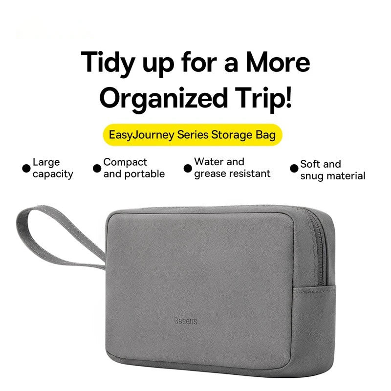 Borsa Organizer per Elettronica con Cerniera per Cavi, Caricabatterie e Gadget