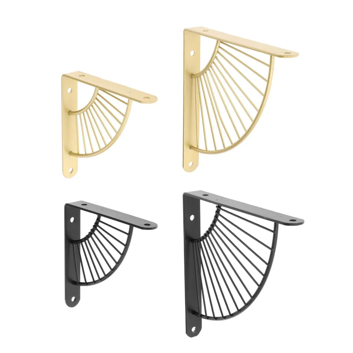 Decorative Metal Shelf Bracket, 15 or 20cm