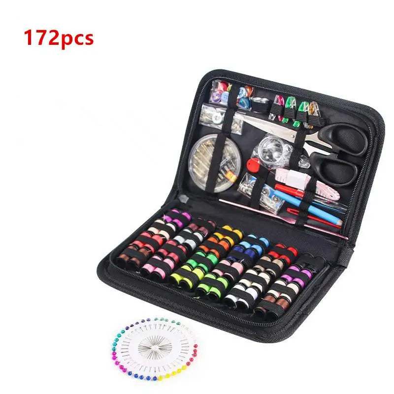 Portable Sewing Kit with Storage Case