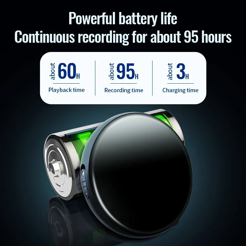 M29 Digital Voice Recorder with 64GB Memory and 100-Hour Recording