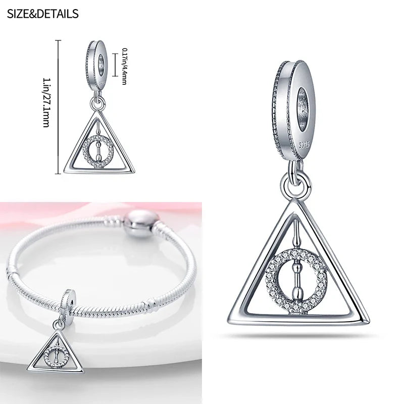 MINISO Potter Charm Bead 925 Sterling Silver