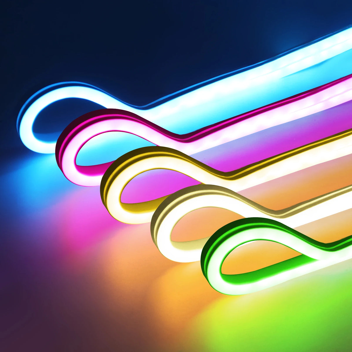 RGBIC Neon Light Rope, 12 V or 24 V Sets