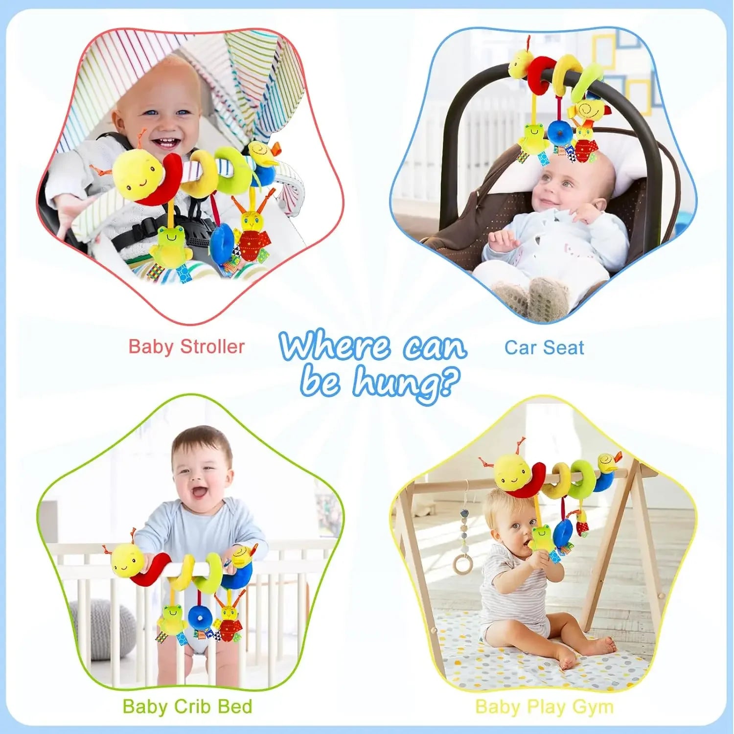 Car Seat Plush Hanging Baby Toy