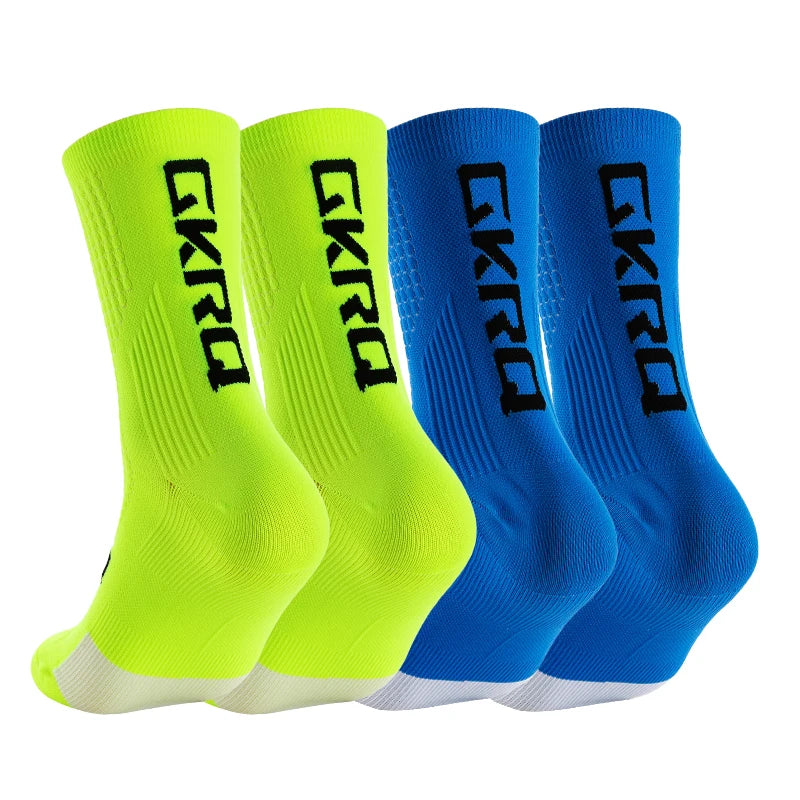 Meias de ciclismo GKRQ, conjunto de 4 pares, tamanhos M ou L