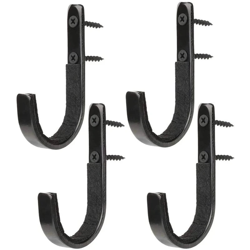 2024 Gun Rack Gun Racks Storage Rifles Shotgun Hooks Wall Mount Hangers for Any Rifles Shotguns Archery Bow with Soft Padding