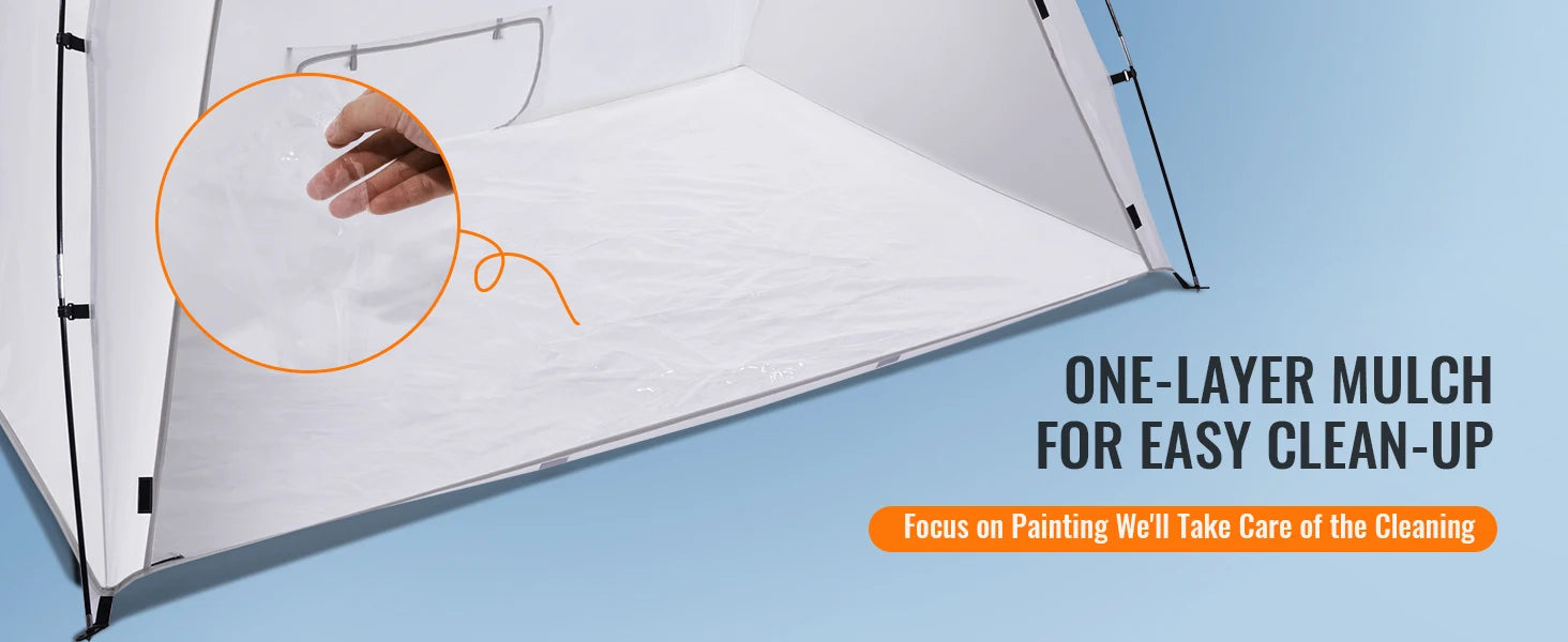 Portable Spray Paint Tent Booth for DIY Furniture & Projects