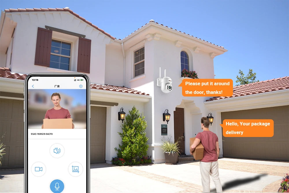 Caméra IP WiFi PTZ 4MP avec Vision Nette en Couleur