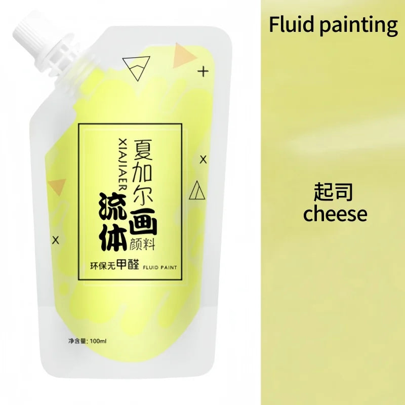 100ml višebojna tekuća akrilna boja u vrećici