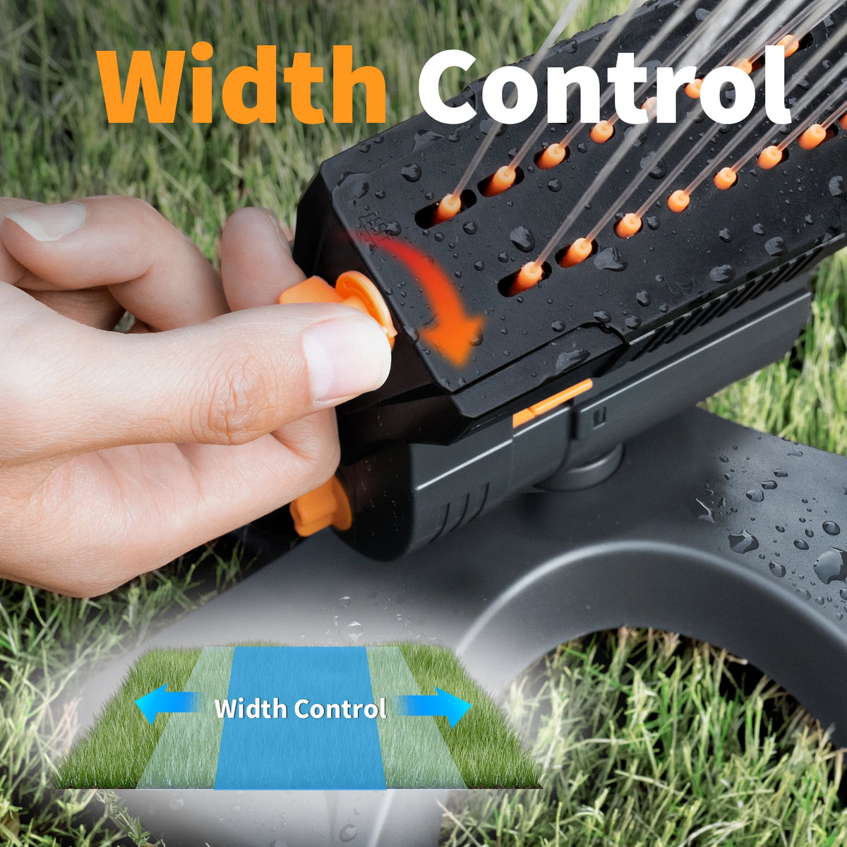 Adjustable Oscillating Garden Sprinkler