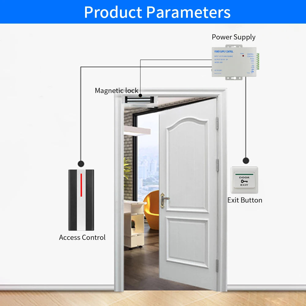 TTLock Bluetooth Access Control System IP67 Waterproof RFID Reader