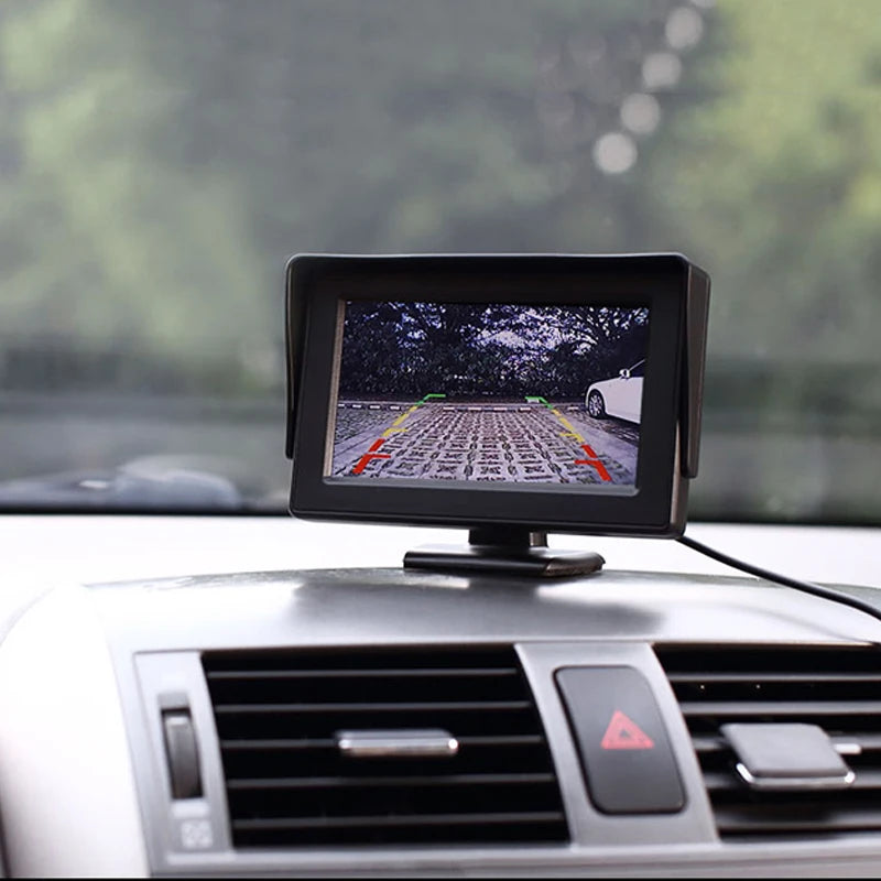 4.3 Inch Rear View Camera Monitor Screen Reversing Camera for Car Parking Parking System Camera for Vehicle