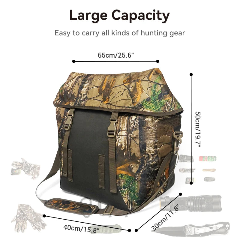 Hunting Scent Proof Bag with Airtight Zipper, 600D Oxford