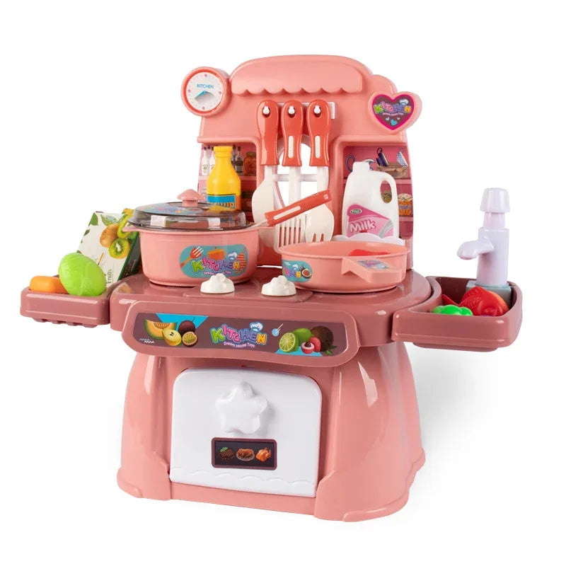 Children's Pretend-Play Kitchen Set
