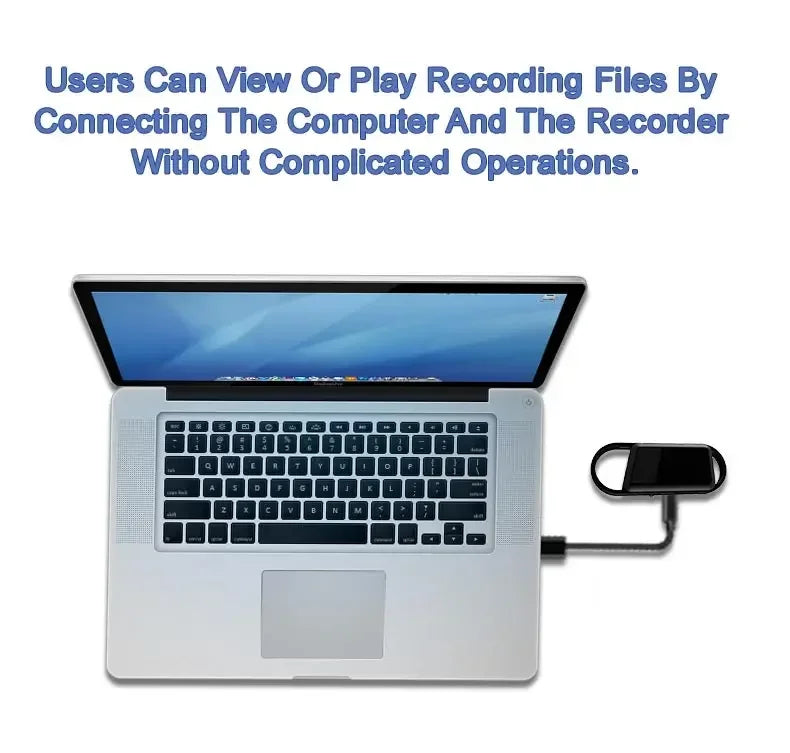 Mini Voice Activated Recorder Digital Audio Recording Keychain Device Wearable Sound Professional Micro Dictaphone