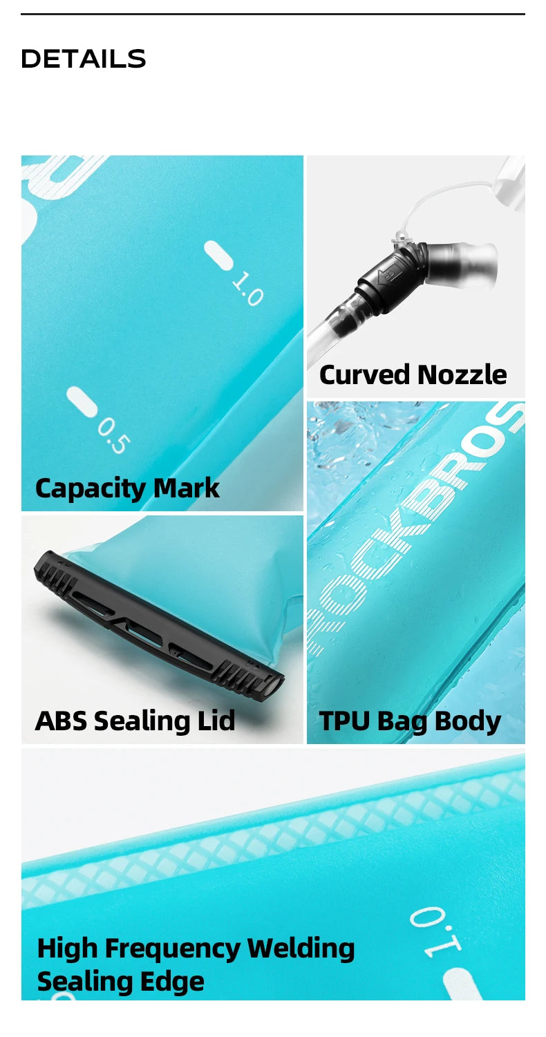 2L Hydration Water Bag for Running, Cycling & Outdoor Use