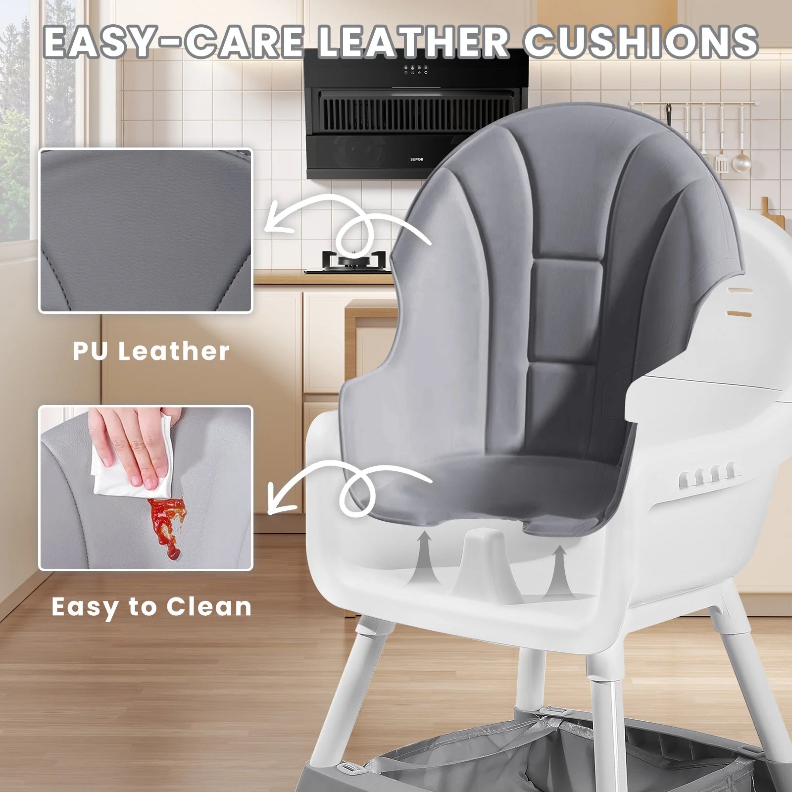 Convertible Baby High Chair