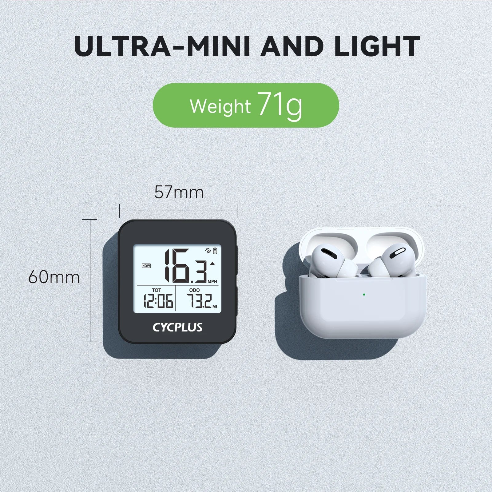 CYCPLUS GPS Bike Computer Wireless Stopwatch IPX6 Waterproof Cycling Odometer Bicycle Accessories Speedometer