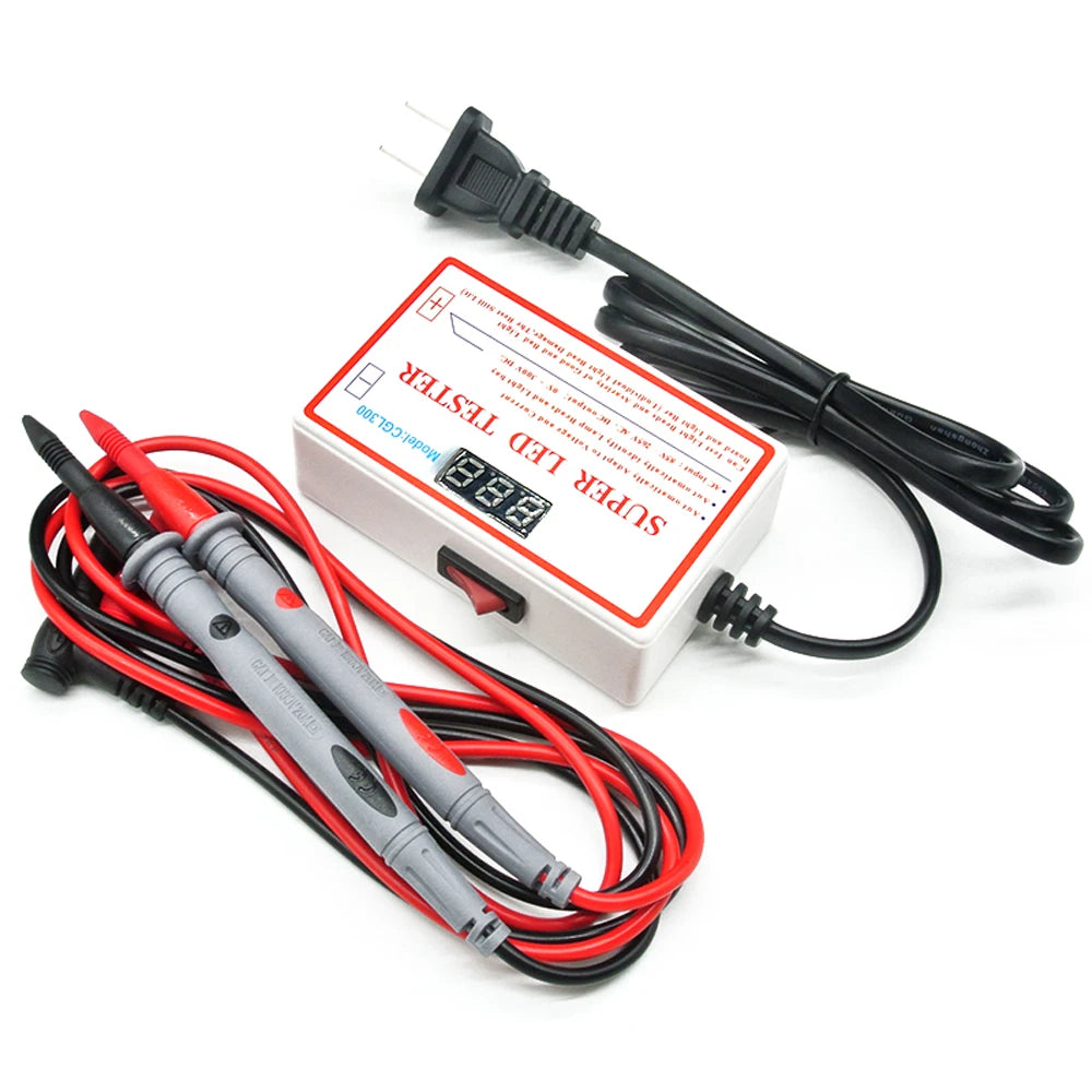 LED Backlight Tester with Probes, 0–300 V Output