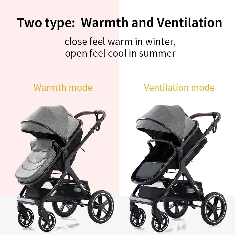 3‑in‑1 Multifunction Baby Stroller with Car Seat