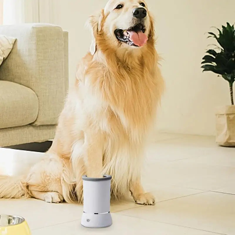 LAMGOOL Pet Feet Washer Electrical Pet Paw Cleaner Automatic Pet Foot Cleaning Cup Portable Quick Low Noise Dog Cat Paw Cleaner