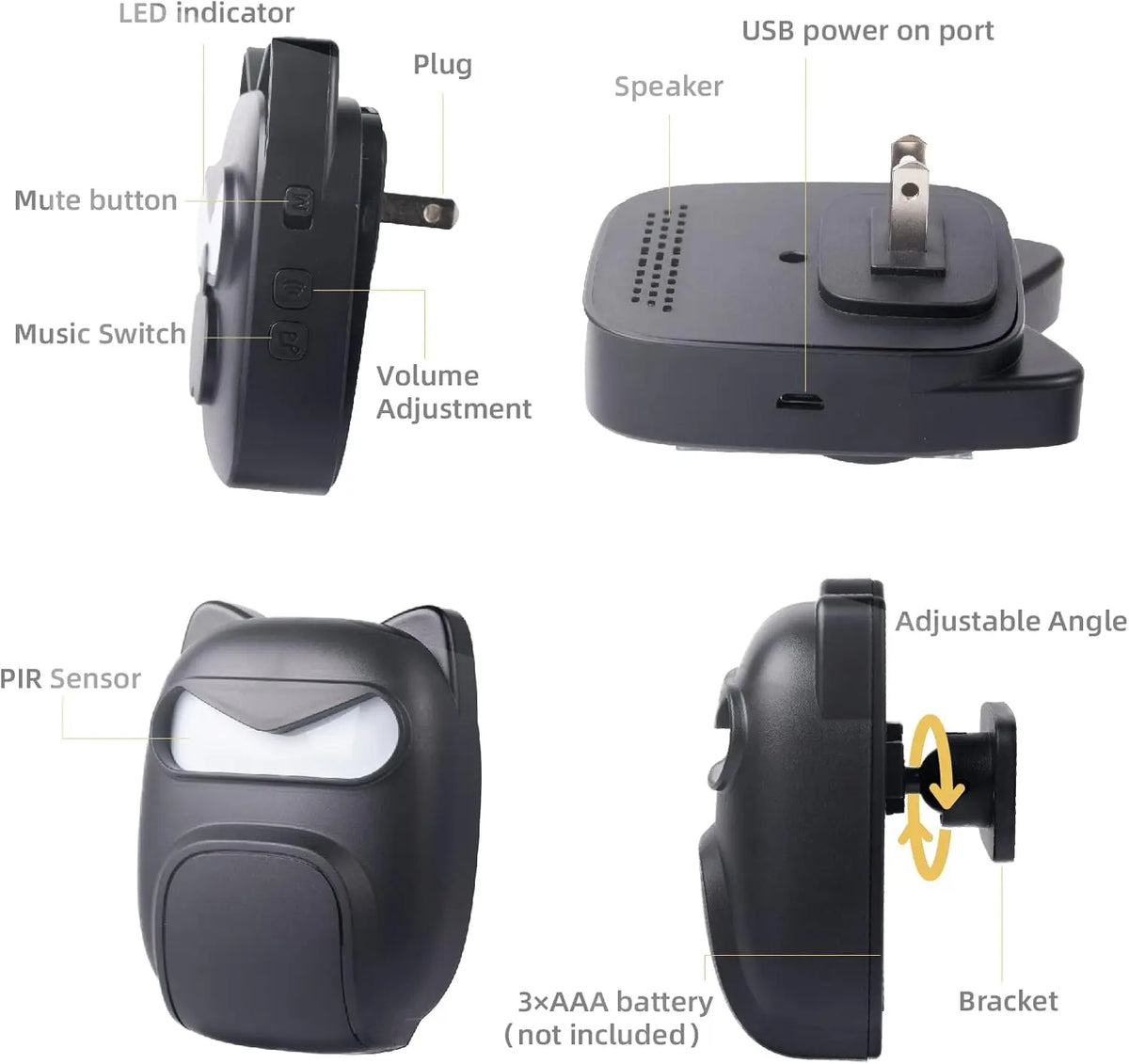 Wireless PIR Driveway Alarm - Sensor Kit Options