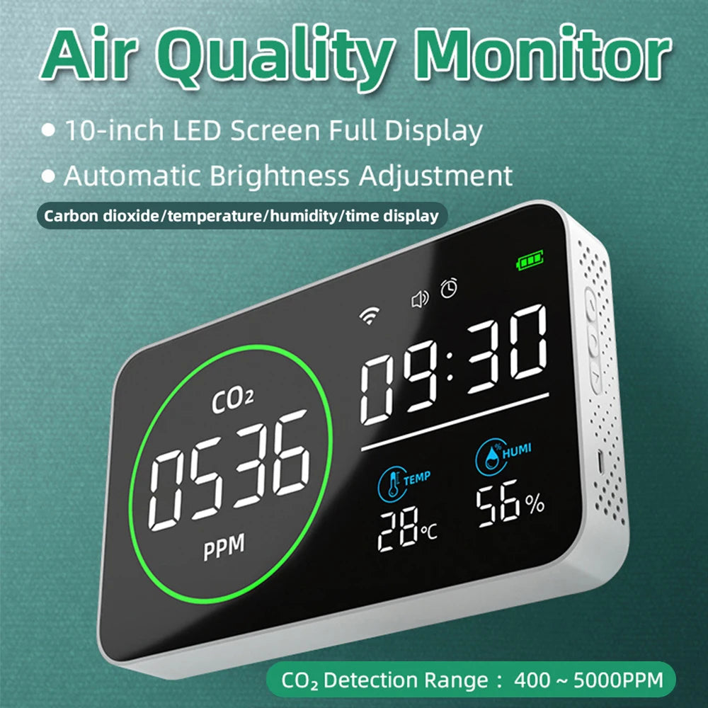 Monitor de afișare CO2 temperatură și umidire