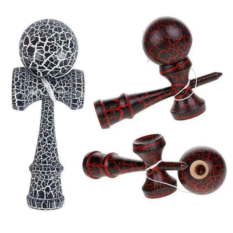 Wooden Kendama Ball-and-Cup Skill Toy