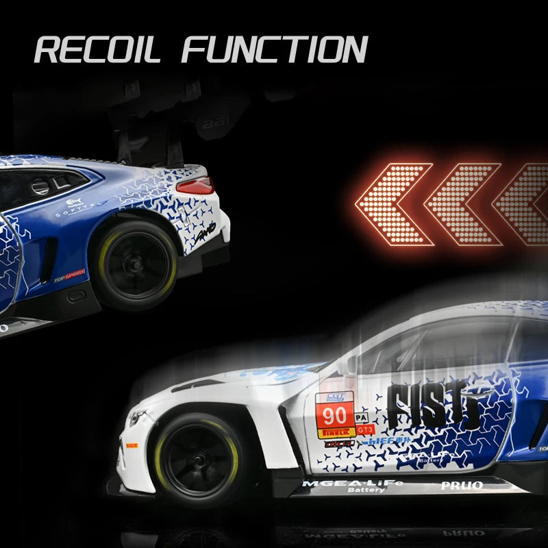 1:24 M4 GT3-modellbil i støpt metall